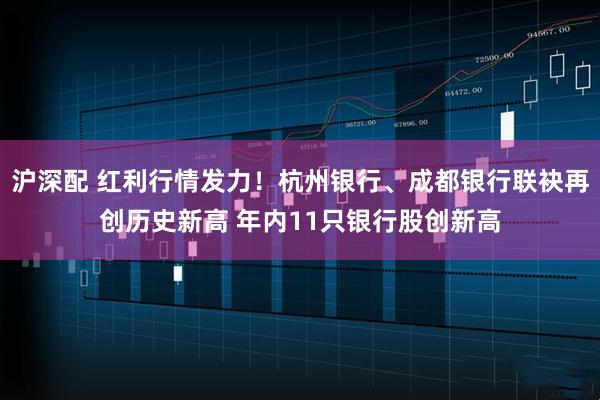 沪深配 红利行情发力！杭州银行、成都银行联袂再创历史新高 年内11只银行股创新高