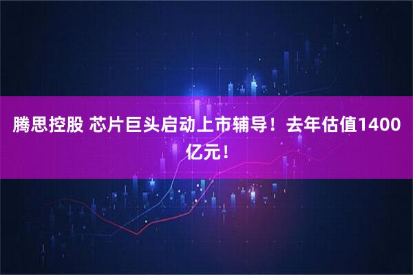 腾思控股 芯片巨头启动上市辅导！去年估值1400亿元！