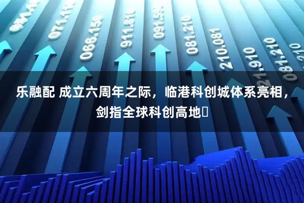 乐融配 成立六周年之际，临港科创城体系亮相，剑指全球科创高地​