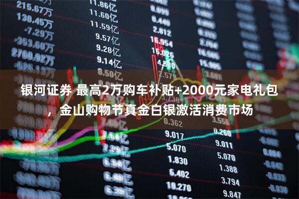 银河证券 最高2万购车补贴+2000元家电礼包，金山购物节真金白银激活消费市场